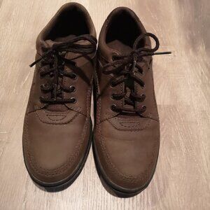 Rockport Men's Size 7.5 Brown Leather Upper Tie Shoes